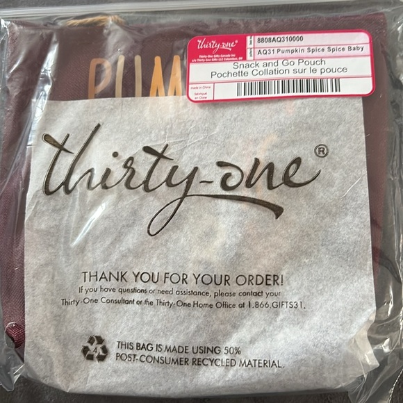 COPY - Thirty One Snack and Go Pouch NWT - Picture 2 of 8